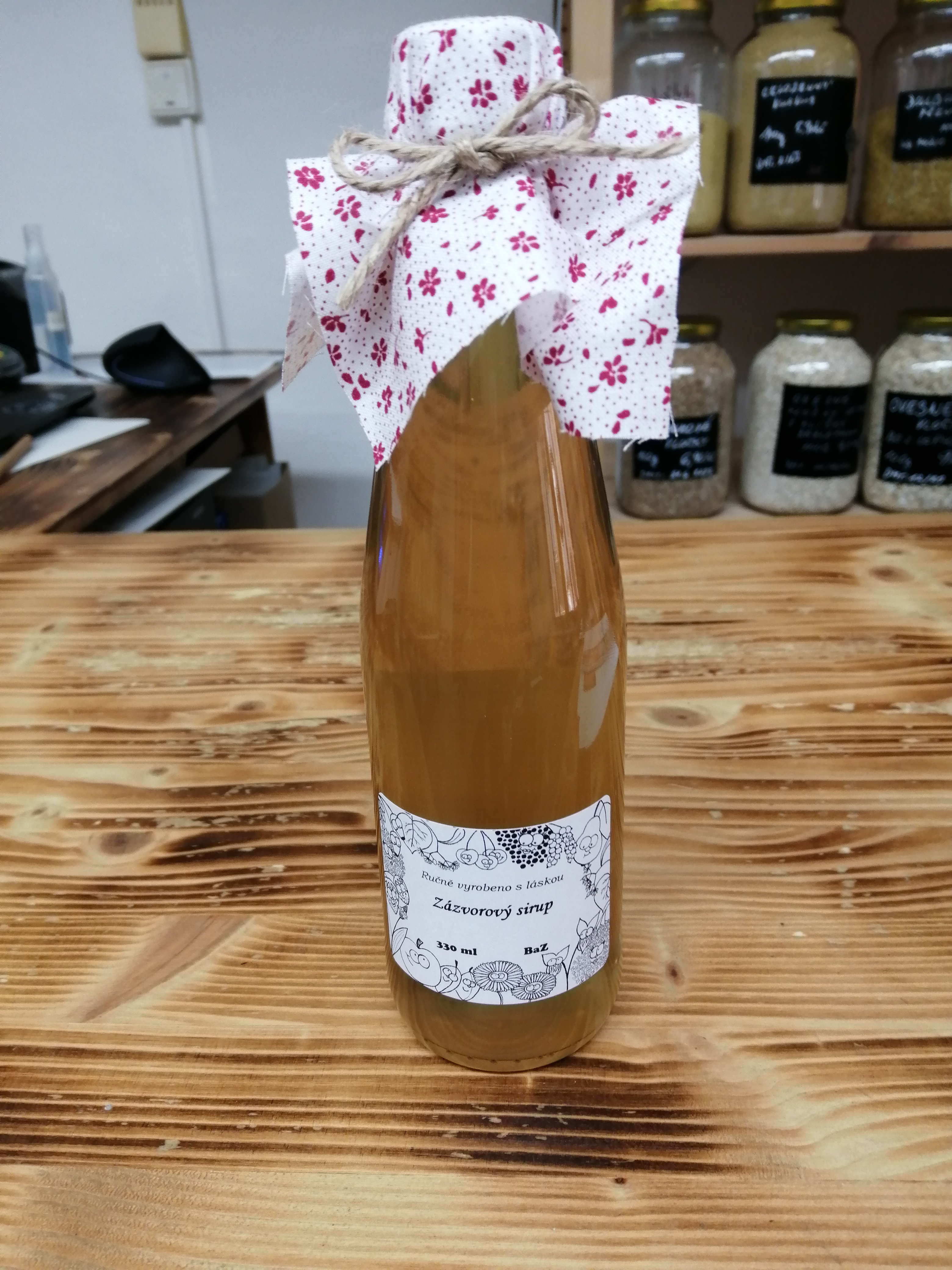 Zázvorový sirup s citronem 0,33l