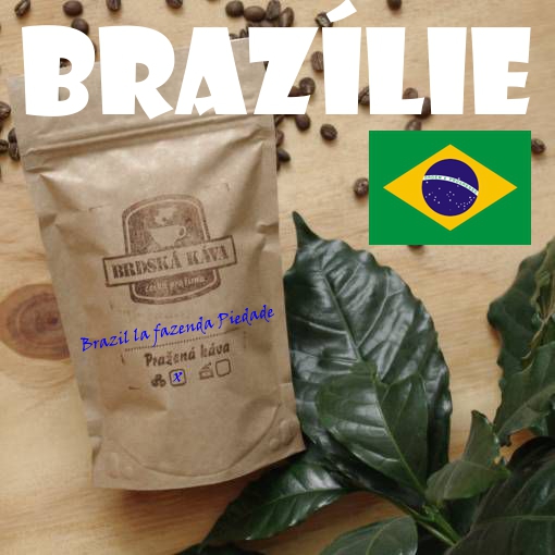 Pražená káva Brazil la Fazenda 100 g