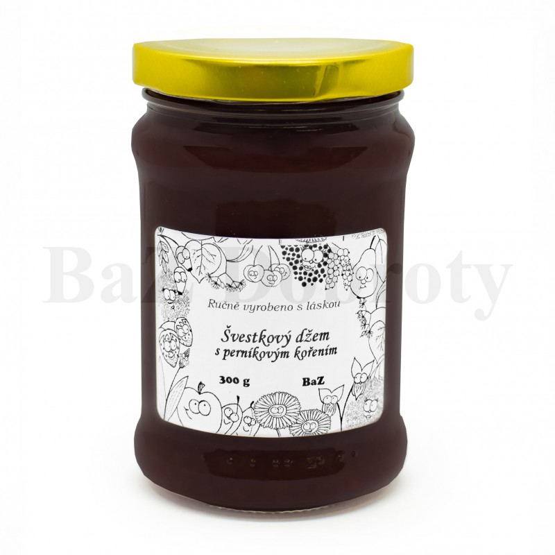 Švestkový džem se skořicí, 300 g