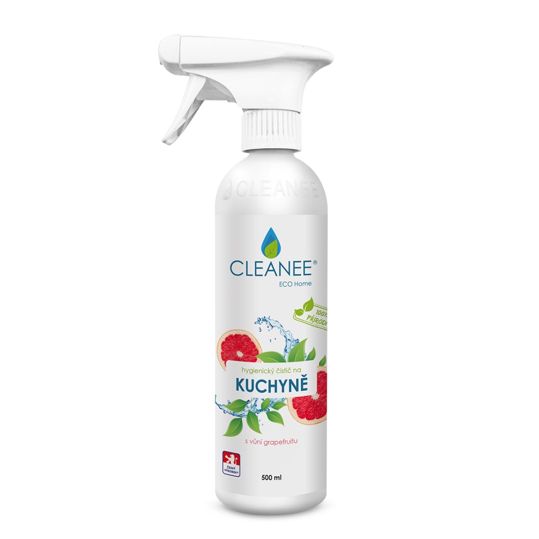 CLEANEE ECO hygienický čistič na KUCHYNĚ GRAPEFRUIT 500ml