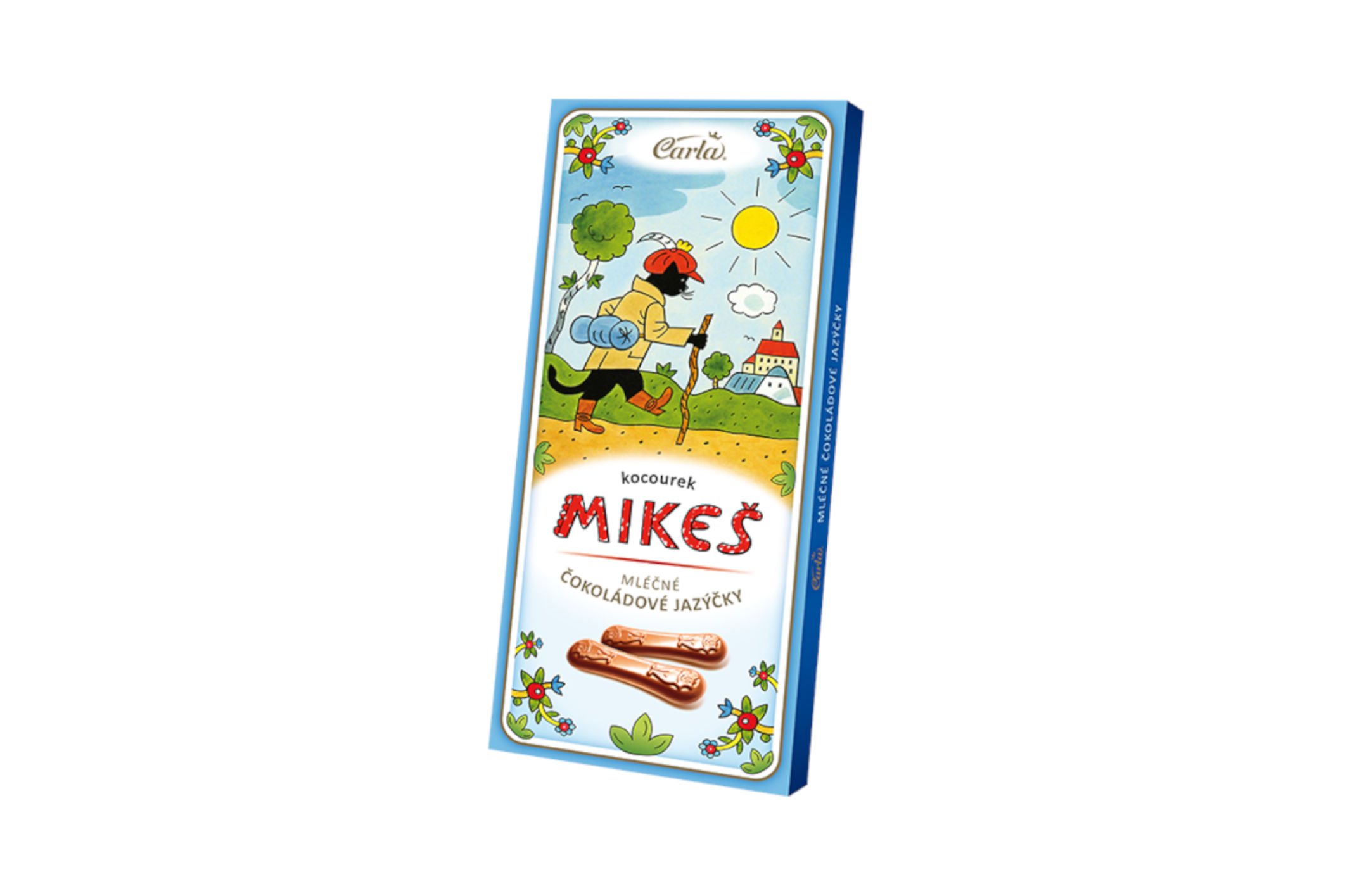 Čokoládové jazýčky kocourek Mikeš 50g