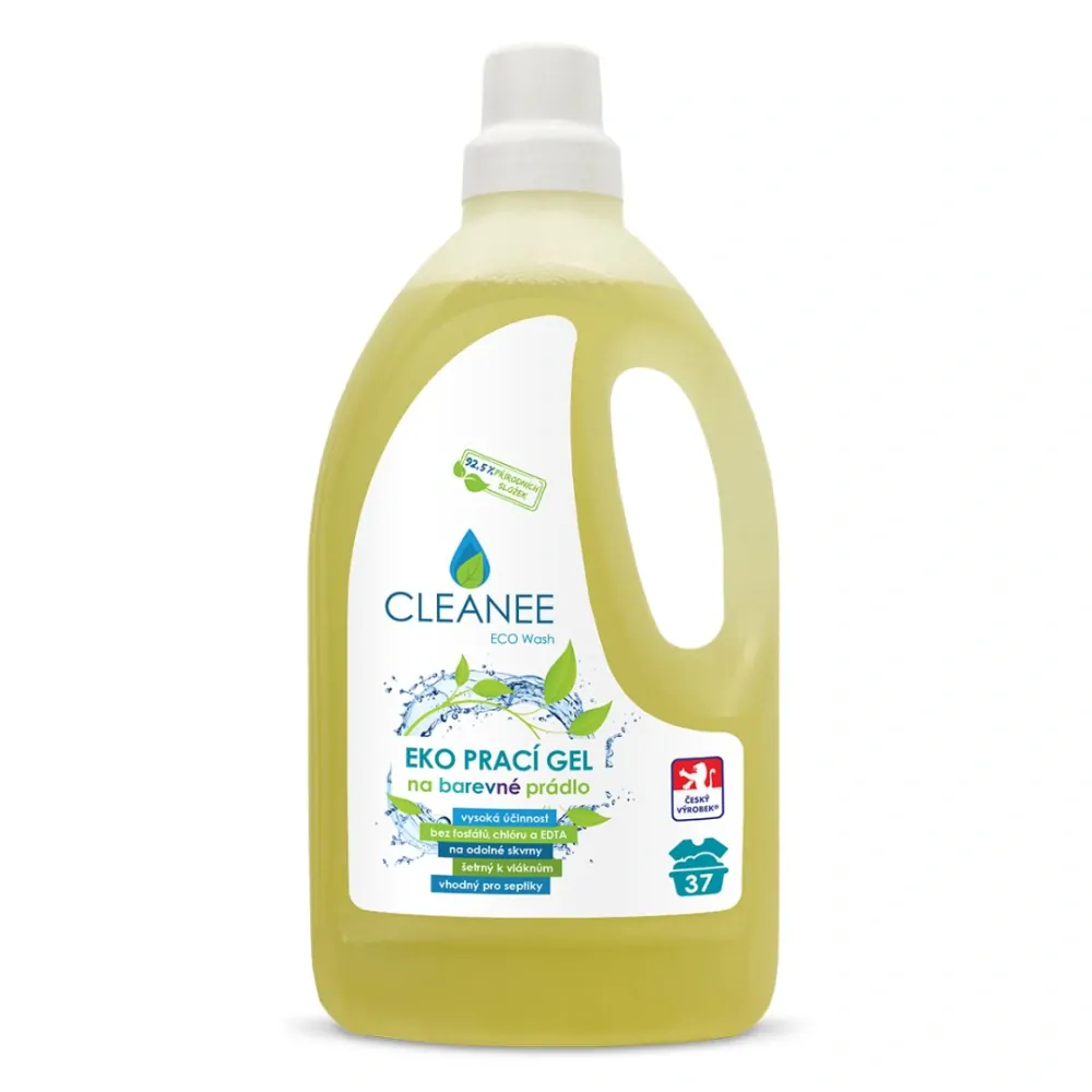 CLEANEE EKO Prací gel na barevné prádlo 1,5 l
