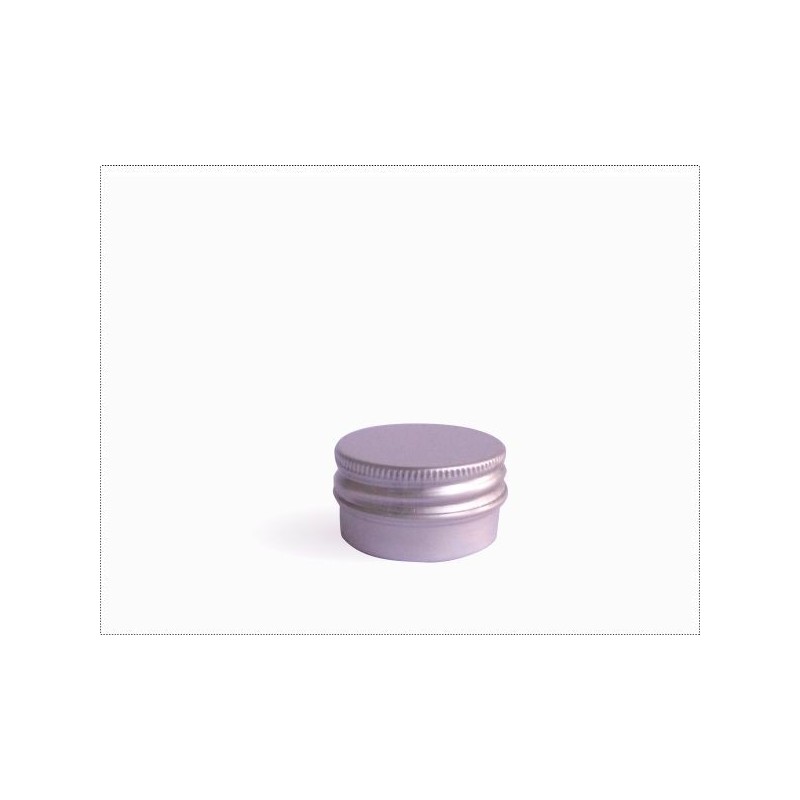 Hliníková dóza 37x19 mm, 15 ml s víčkem a vložkou