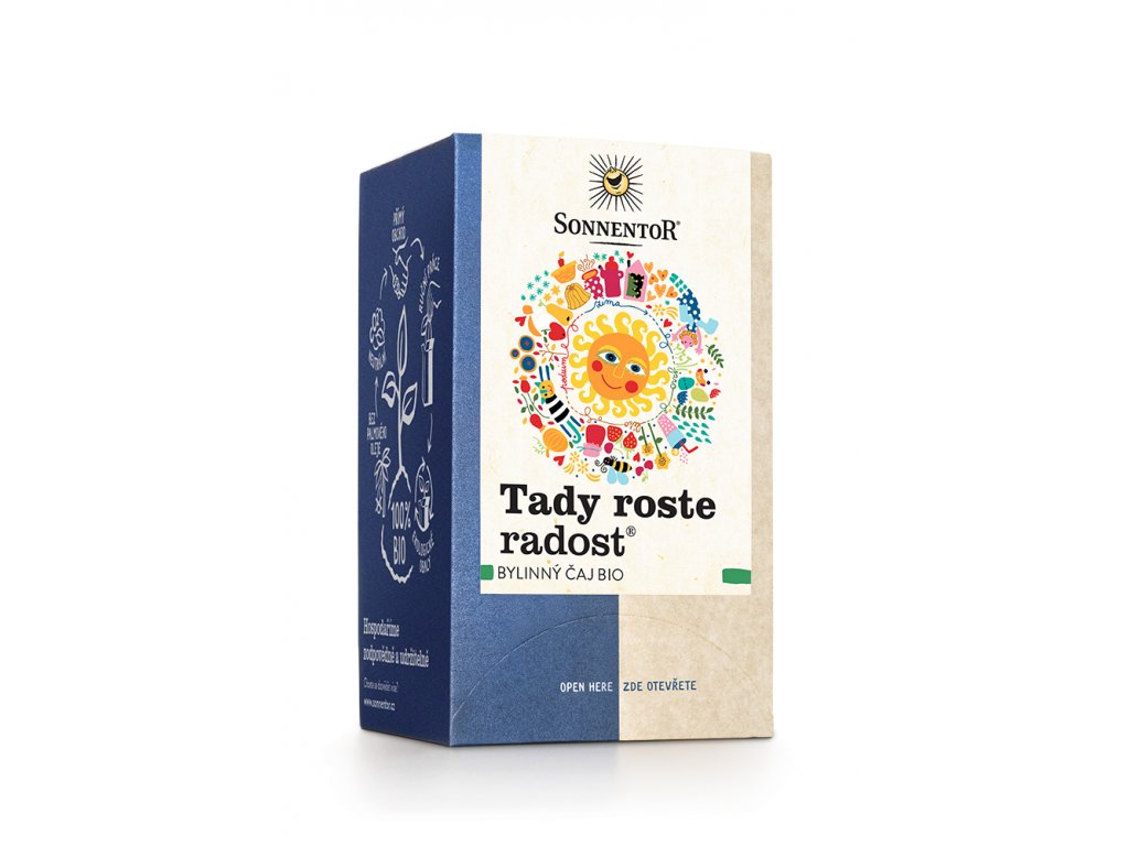Tady roste radost bylinný čaj BIO 27 g