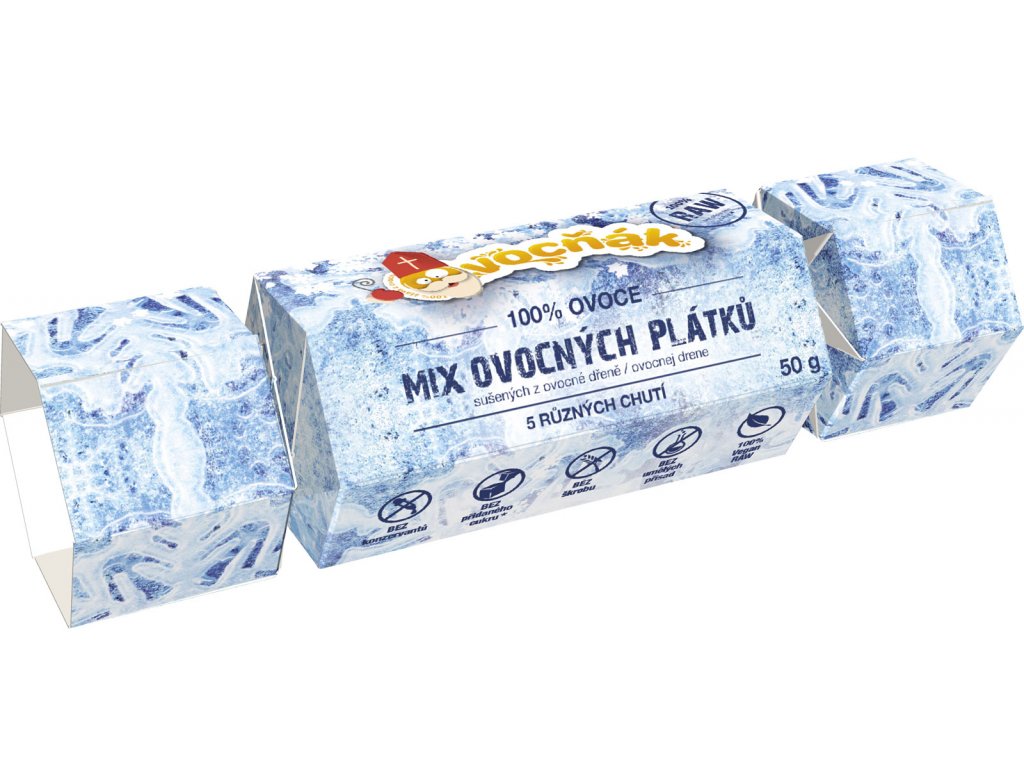 Vánoční bonbón - mix ovocných plátků Ovocňák 50 g