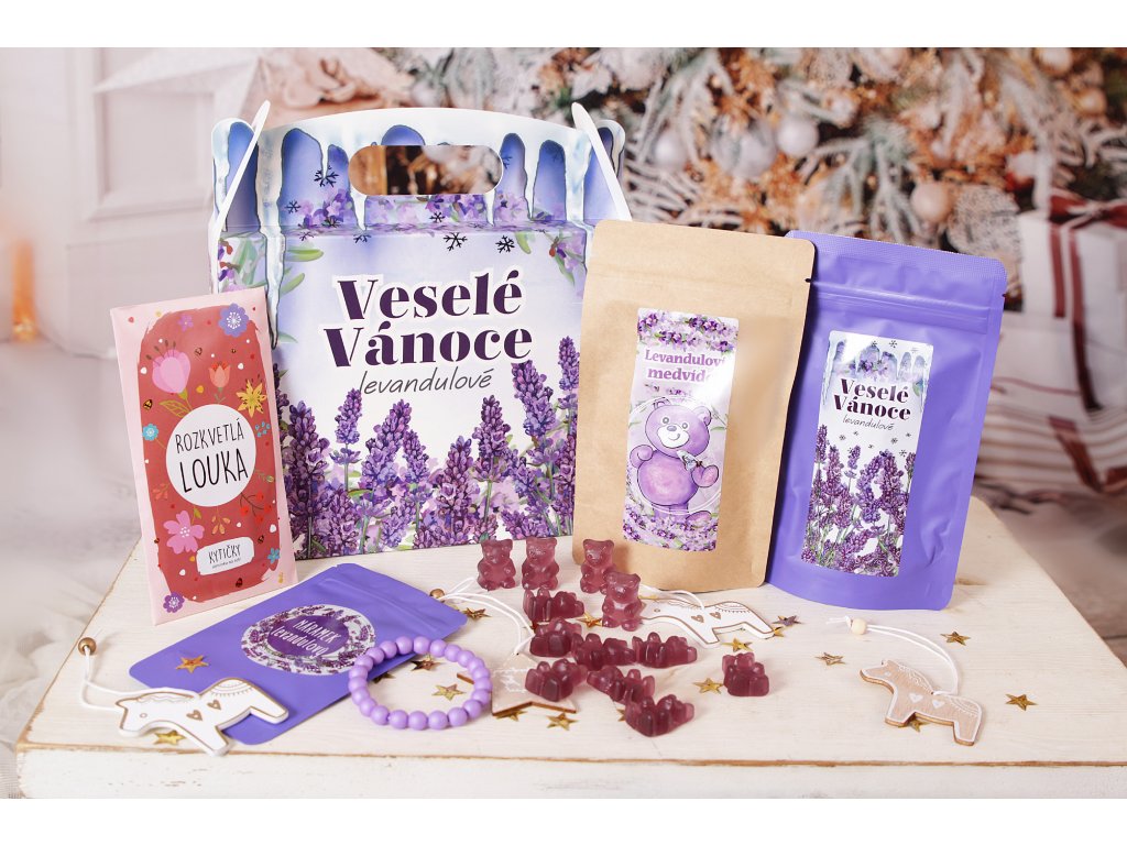 Levandulový vánoční box