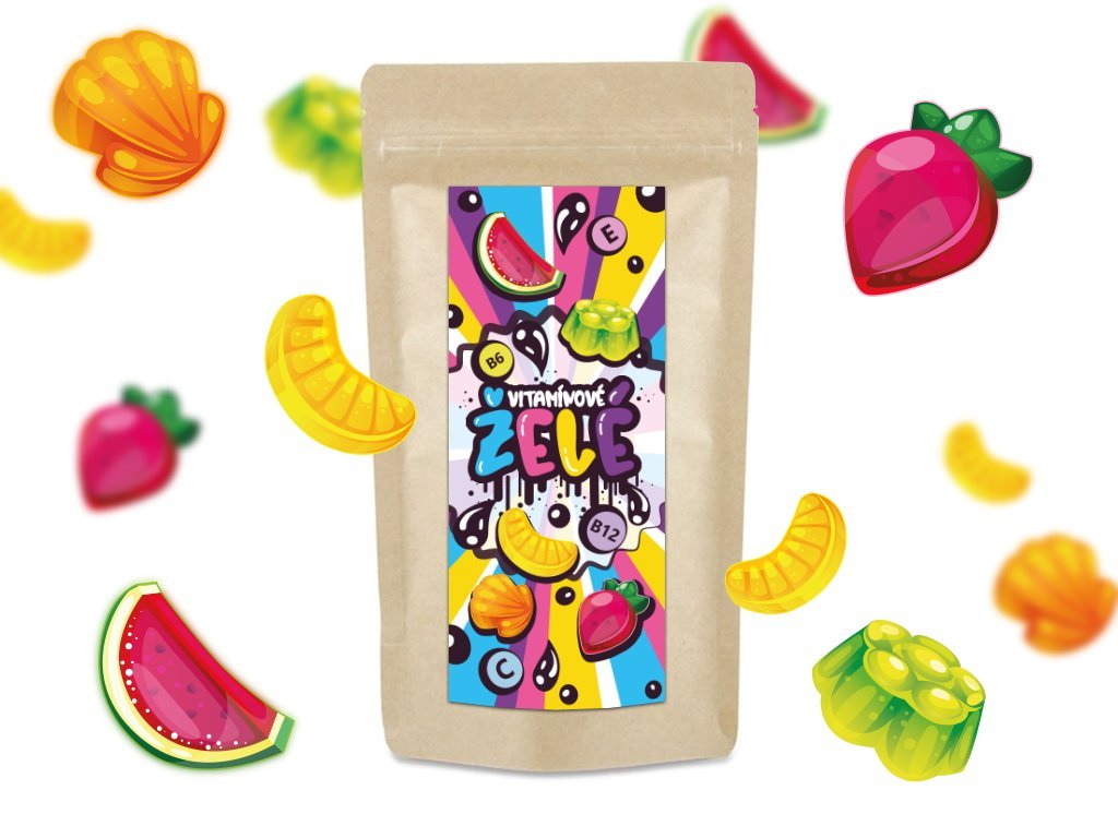 Vitamínové želé bonbonky pro děti 50 g
