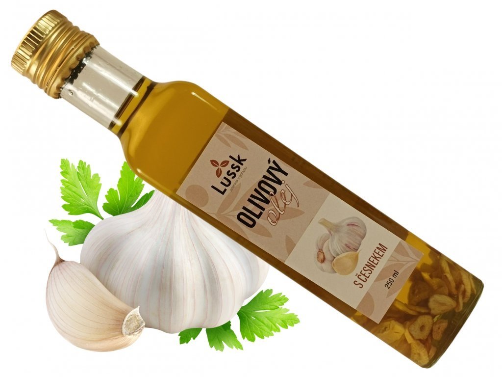 Olivový olej s česnekem, 250 ml