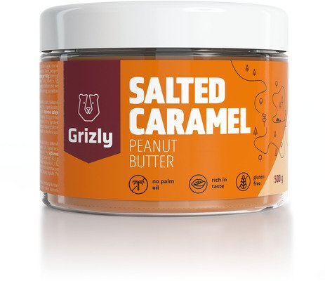 Arašídový krém slaný karamel, 500 g