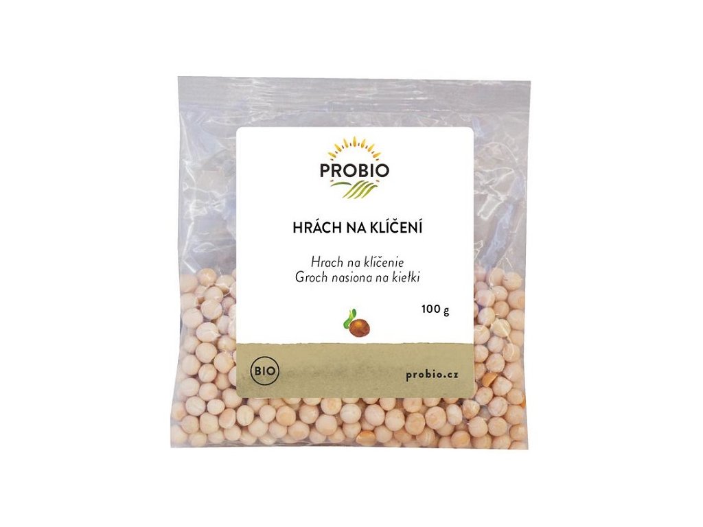 Hrách na klíčení 100 g BIO