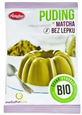 Amylon Puding matcha s příchutí ananasu bezlepkový BIO 40 g