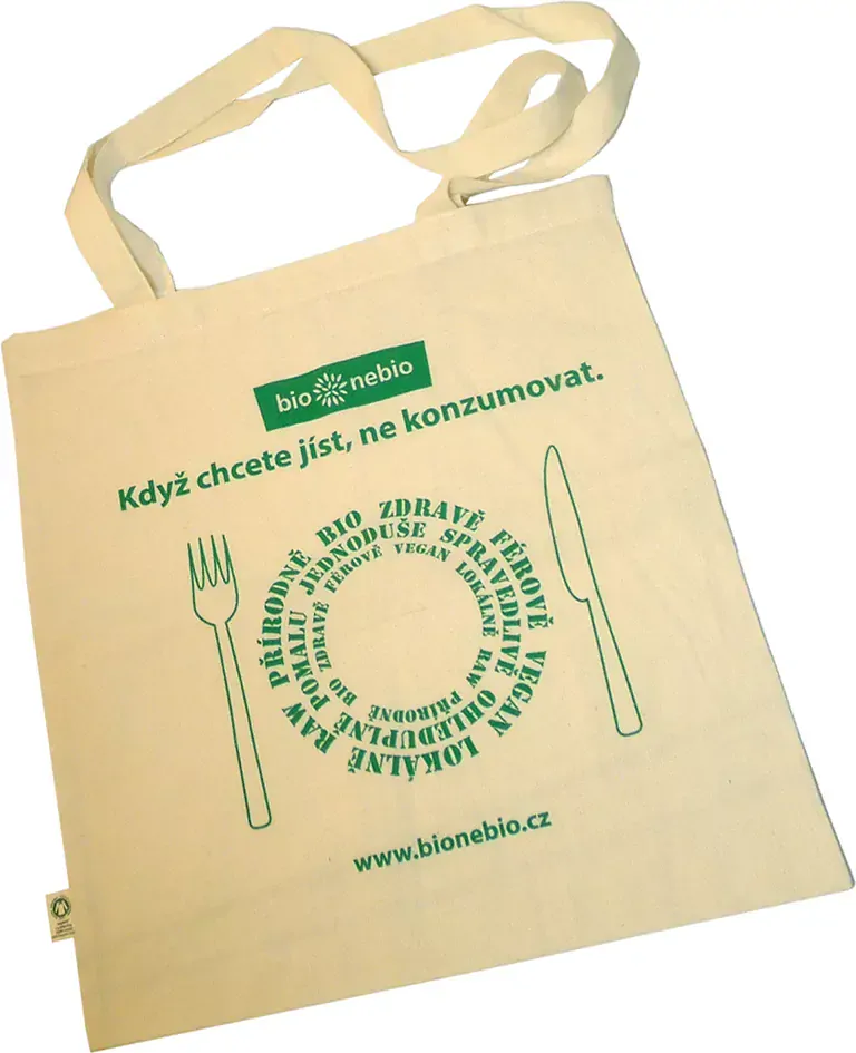 Taška z fair trade biobavlny