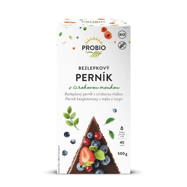Perník bezlepkový s čirokovou moukou 500 g BIO PROBIO