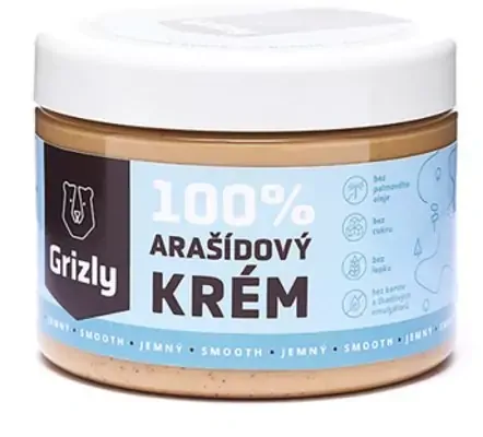 100% Arašídové máslo jemné, 500 g