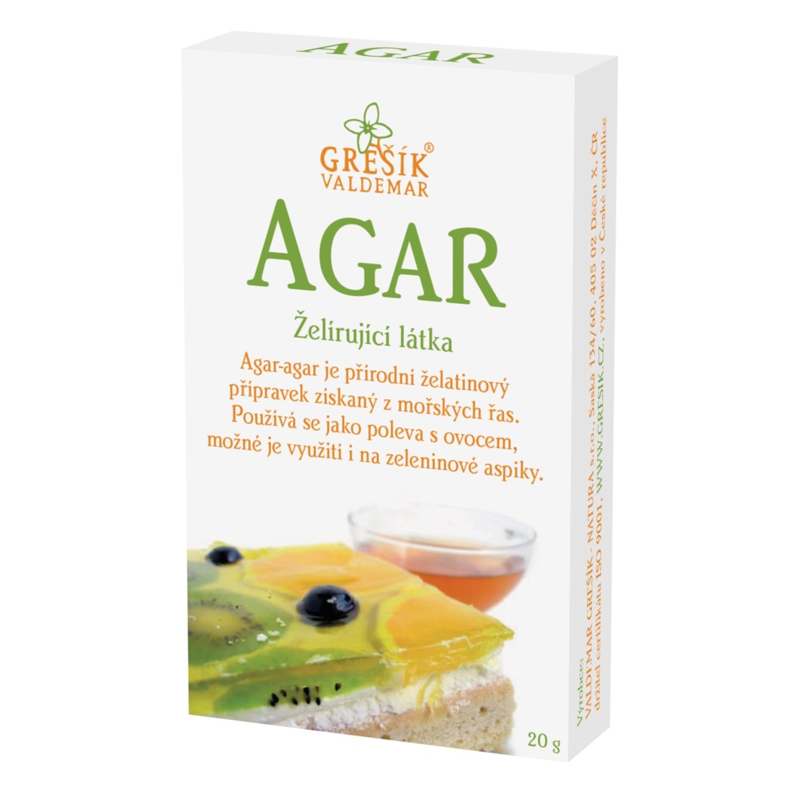 Agar 20 g Grešík