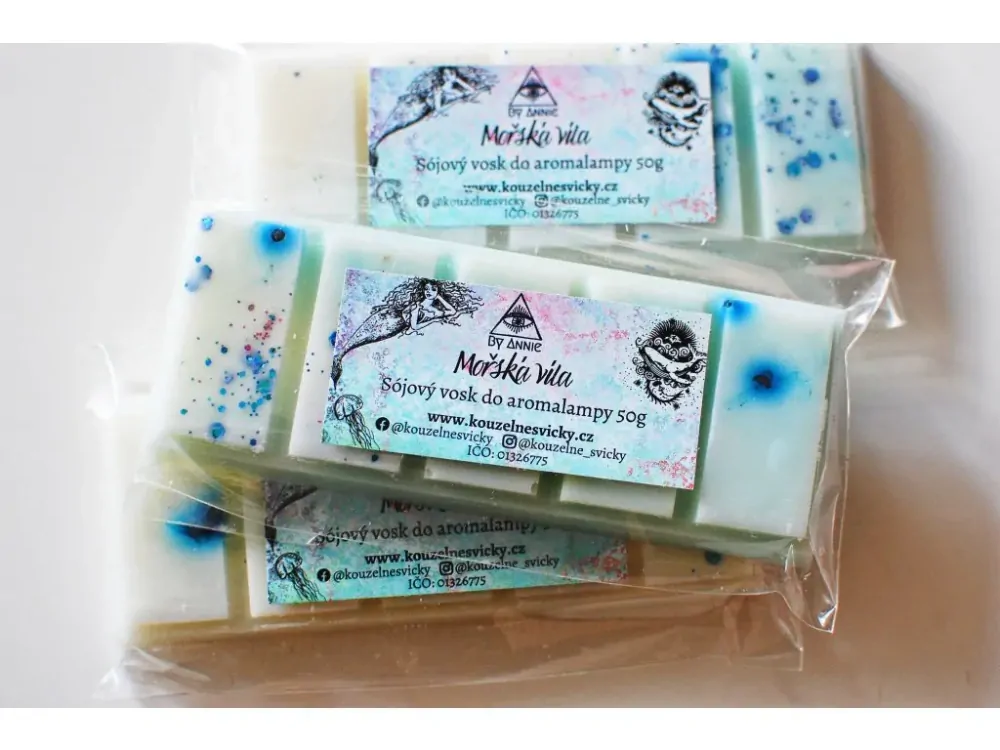 Sójový aroma vosk Mořská víla, 50 g