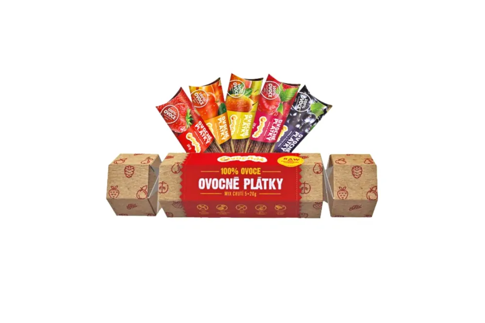 Ovocné plátky bonbon MIX 50 g- Ovocňák