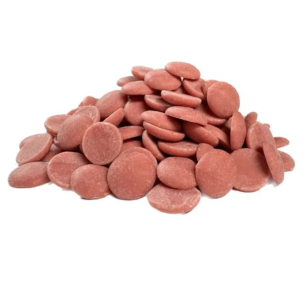 Belgická růžová RUBY čokoláda pecičky