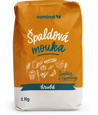 Mouka špaldová hrubá Nominal, 1 kg