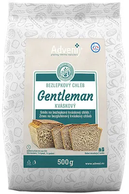 Bezlepkový chléb GENTLEMAN kváskový 500 g