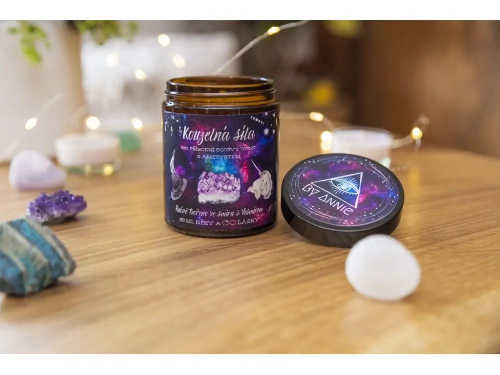 Kouzelná síla 180ml sójová svíčka