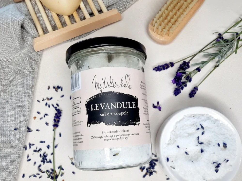 SŮL DO KOUPELE LEVANDULE, 400 g