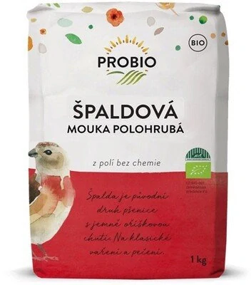 Špaldová mouka bílá polohrubá Probio 1000 g