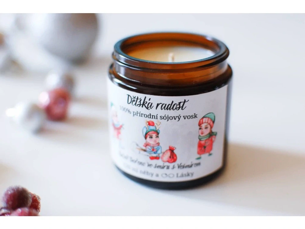 Dětská radost 120ml sójová svíčka