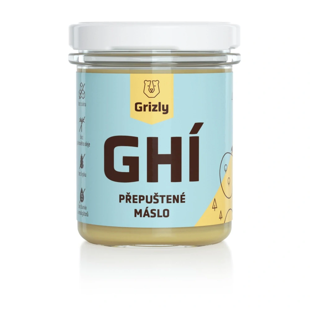 Ghí přepuštěné máslo 500 ml Grizly