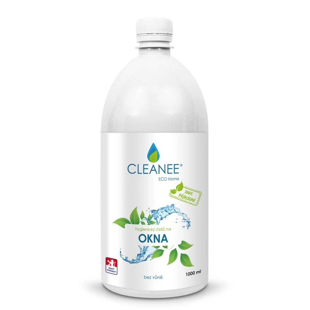 CLEANEE ECO Home hygienický čistič na OKNA 1l