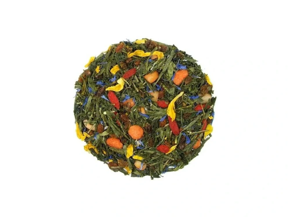 Rakytníkové pokušení - zelený aromatizovaný čaj 100g