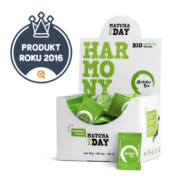 Matcha Tea Harmony - jemně mletý zelený čaj 60 g BIO "VELKÉ BALENÍ"