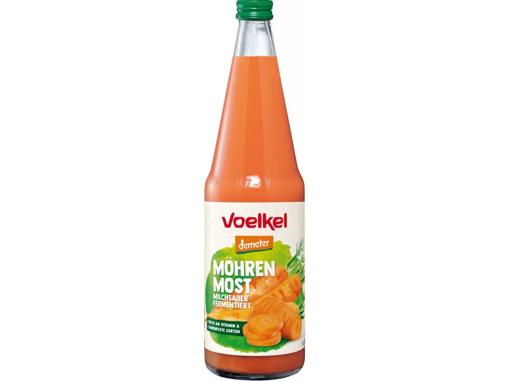 Mrkvová šťáva fermentovaná kyselinou mléčnou 0,7l**
