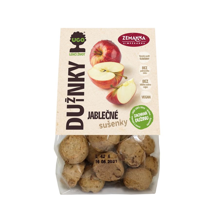 Sušenky s dužinou z jablek 100g
