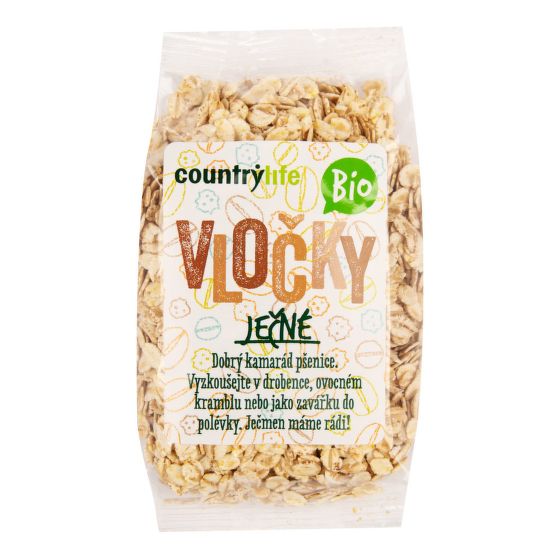 Vločky ječné 250 g BIO Countrylife