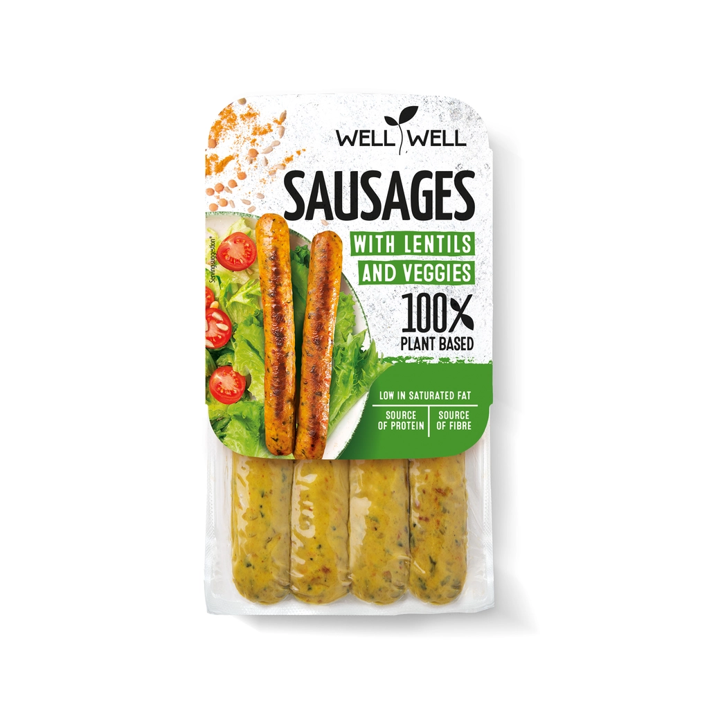 Rostlinné klobásy zeleninové, 250 g