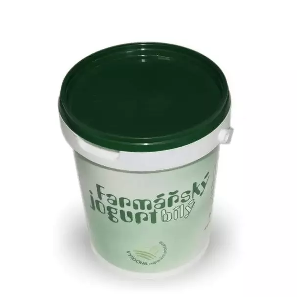 Farmářský jogurt bílý ve vratném obalu, 1 kg