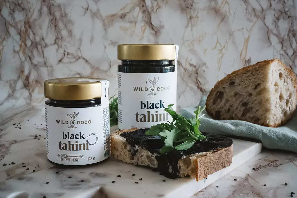 BIO black tahini z černého sezamu, 125 g