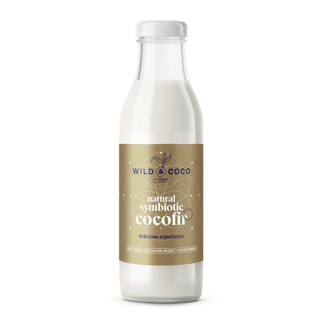 BIO Natural Symbiotic Cocofir RAW - fermentovaná alternativa kefíru, 750 ml