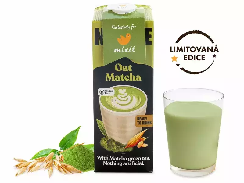 Ovesný nápoj Matcha, 1 l
