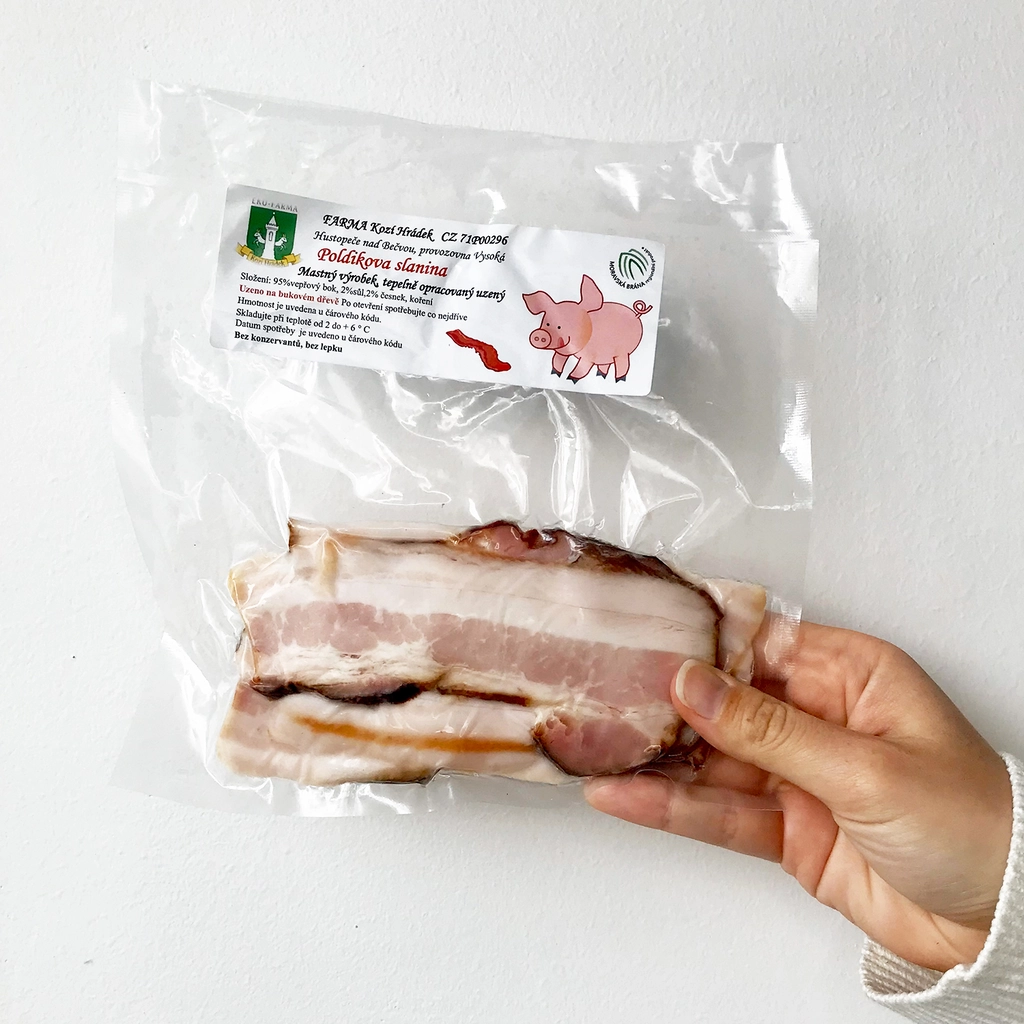 Poldíkova slanina krájená, 100-120 g