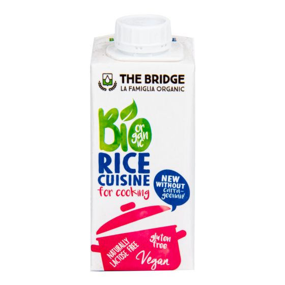 Krém rýžový na vaření 7% tuku BIO 200ml The Bridge