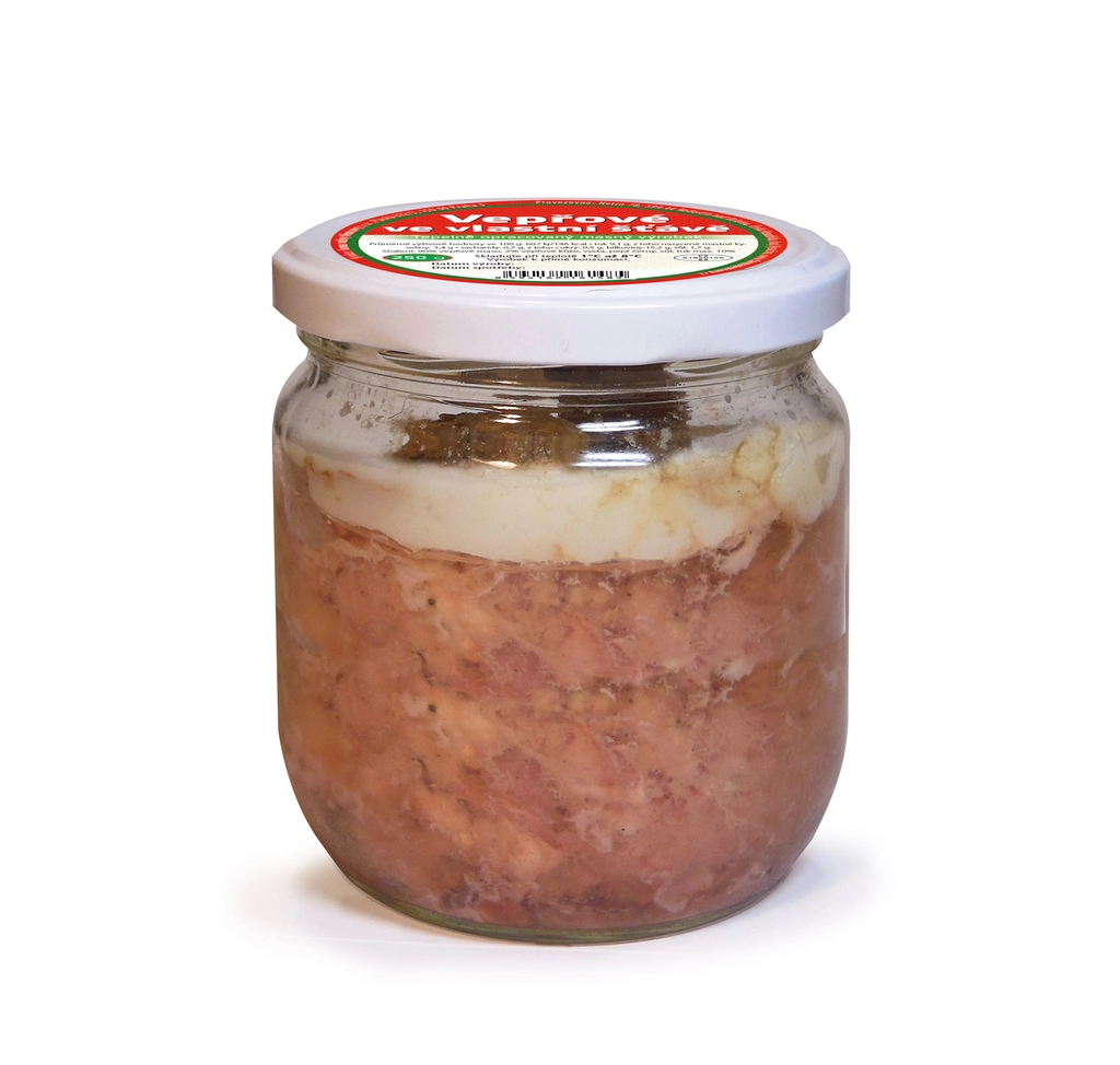 Vepřové maso ve vlastní šťávě, 250 g