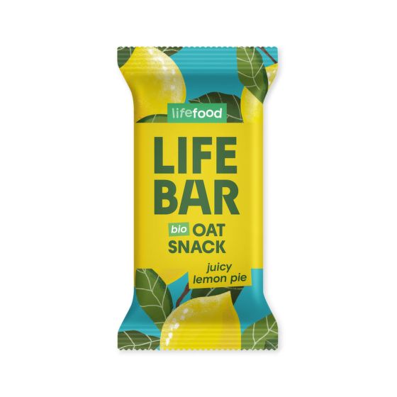 Tyčinka Lifebar Oat snack citronový 40g BIO lifefood