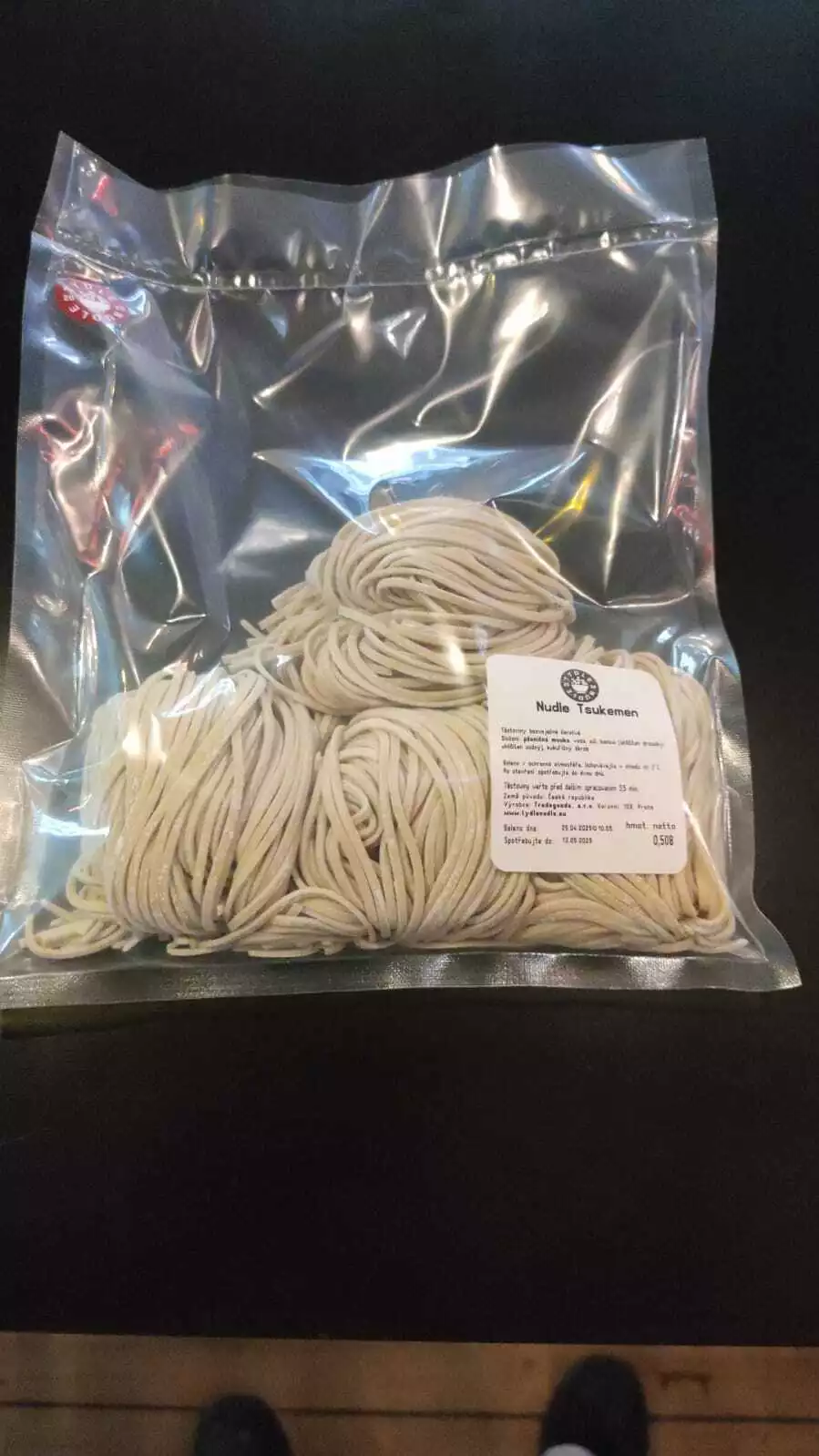 Čerstvé nudle tsukemen - 4 porce, 4x 120 g