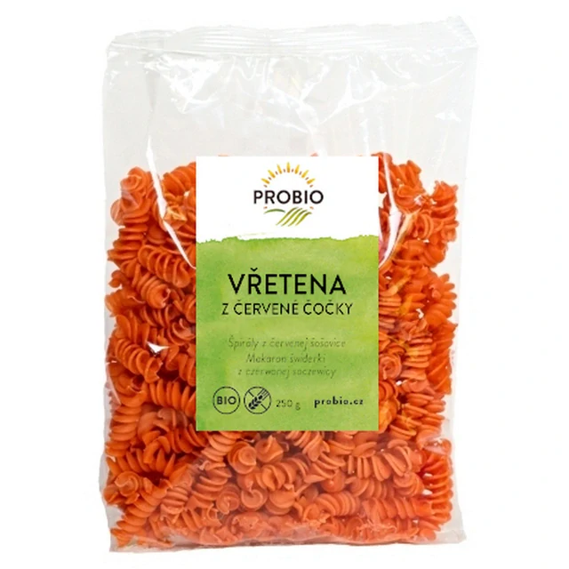 Bio vřetena z červené čočky, 250 g