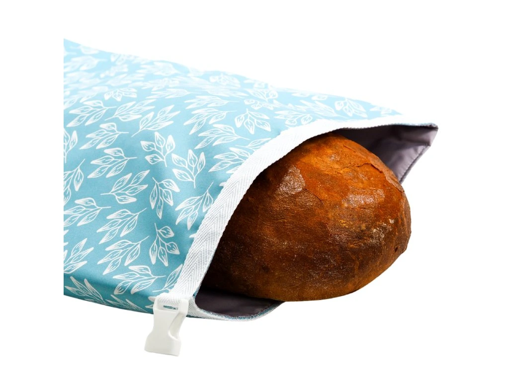 Funkční pytlík na chleba - Tyrkysová tráva