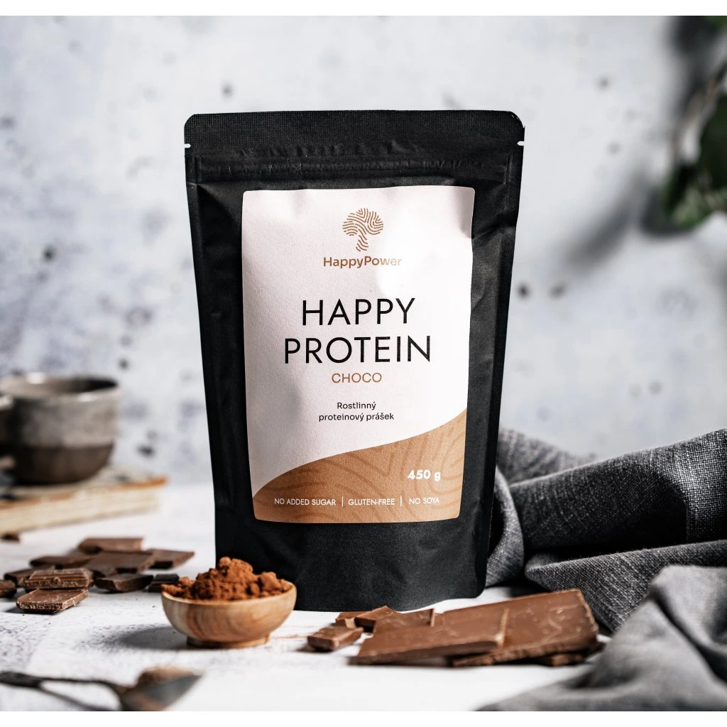 HAPPY PROTEIN - Vegan protein čokoláda 30 g