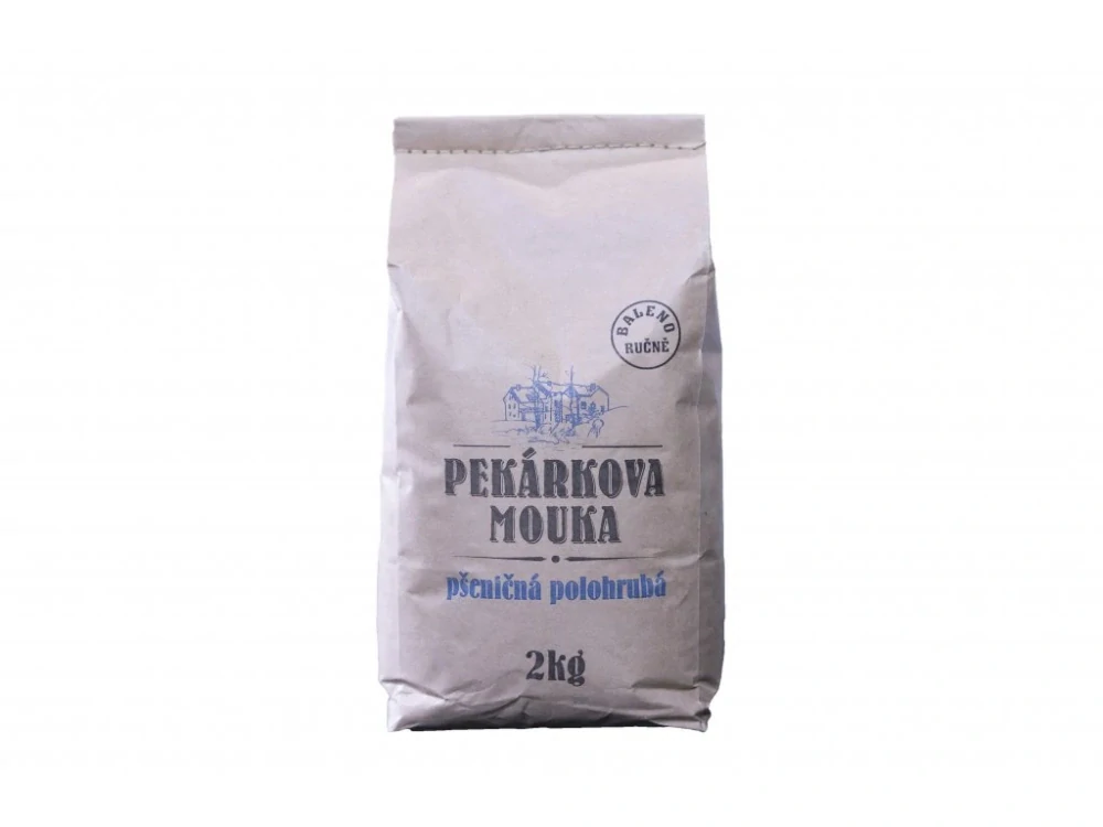 Pekárkova mouka pšeničná polohrubá, 2 kg
