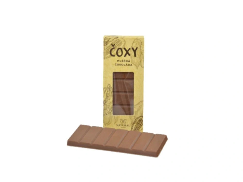 ČOXY - mléčná čokoláda s xylitolem - Natural 50 g